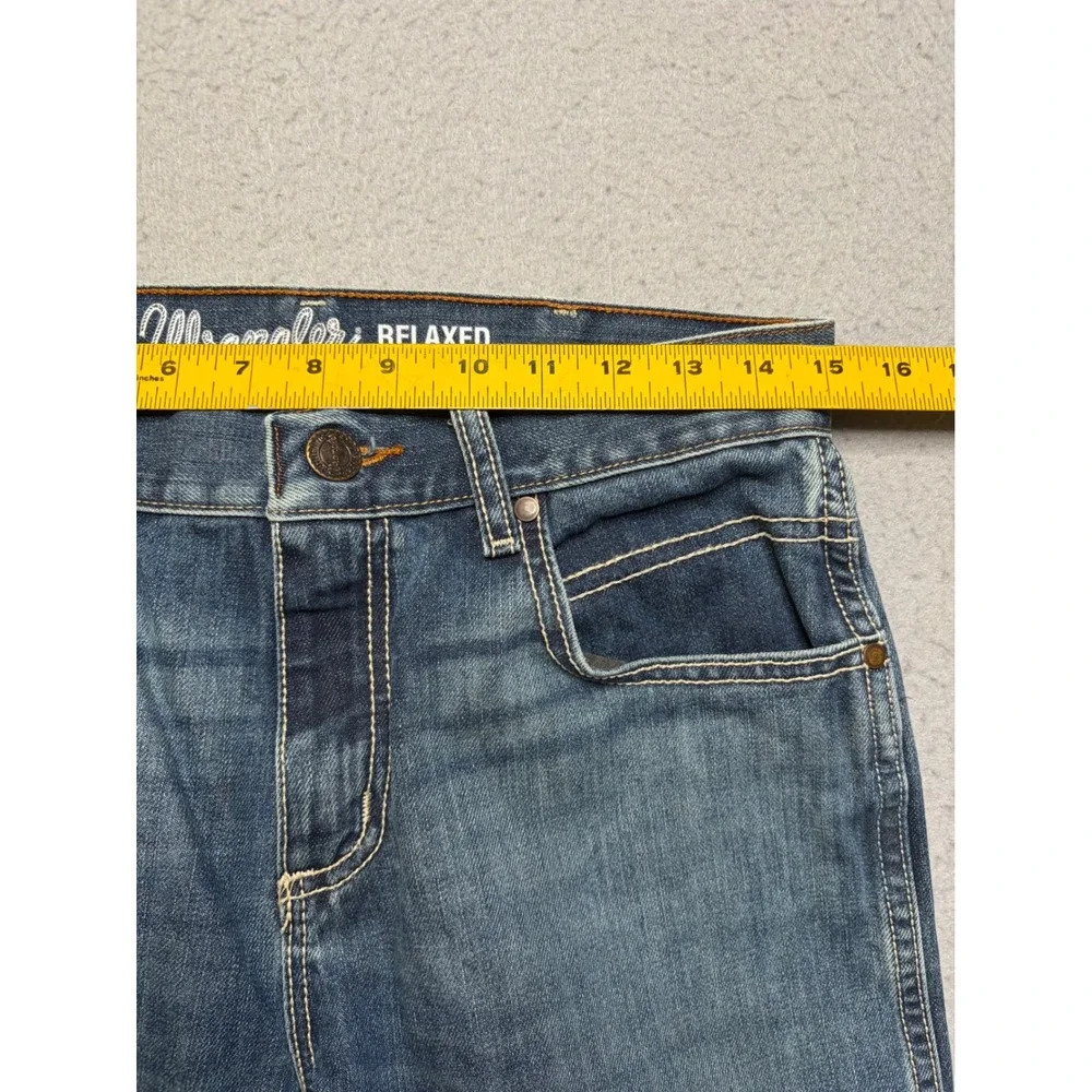 Wrangler Jeans Mens 29x32 Blue Retro Relaxed Boot 10WRT20RT Cotton Denim